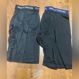 Two pair long leg boxerbriefs Pair of Thieves.  Size small